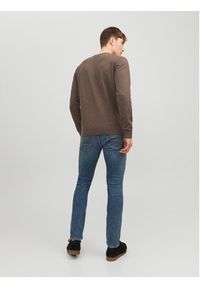 Jack & Jones - Jack&Jones Sweter Albert 12236792 Brązowy Regular Fit. Kolor: brązowy. Materiał: bawełna #5