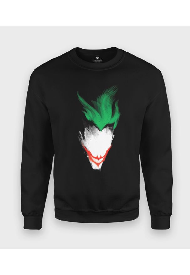 MegaKoszulki - Bluza klasyczna Joker Face. Styl: klasyczny