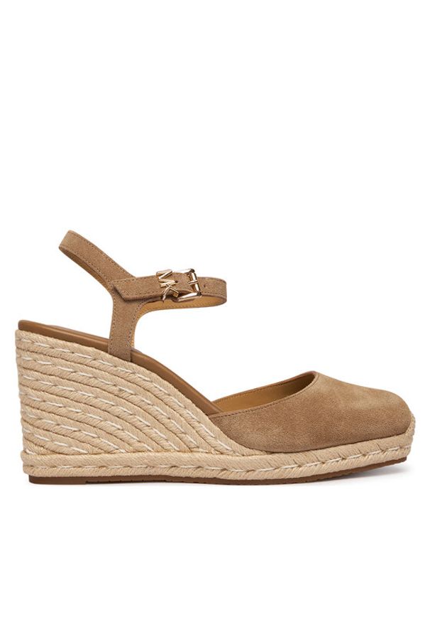 MICHAEL Michael Kors Espadryle Kenzie 40R6KZMS2S Beżowy. Kolor: beżowy. Materiał: zamsz, skóra