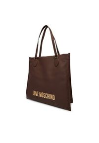 Love Moschino - LOVE MOSCHINO Torebka JC4020PP1NKD0301 Brązowy. Kolor: brązowy. Materiał: skórzane