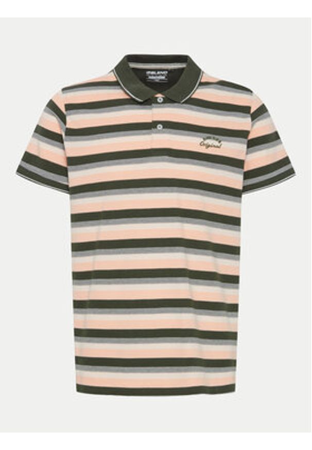 Blend Polo 20716478 Kolorowy Regular Fit. Typ kołnierza: polo. Materiał: bawełna. Wzór: kolorowy