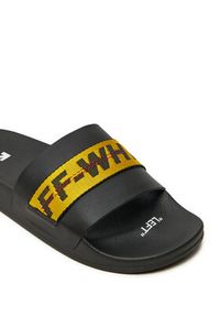 OFF-WHITE - Off-White Klapki OMIC001S21MAT0031018 Czarny. Kolor: czarny. Materiał: skóra