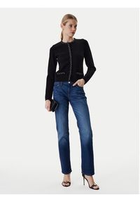 Guess Kardigan W6RR42 Z4422 Czarny Regular Fit. Kolor: czarny. Materiał: wiskoza #5