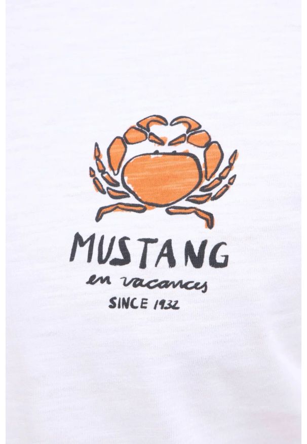 Męski T-Shirt Mustang Style Austin Bright White 1016495 2007