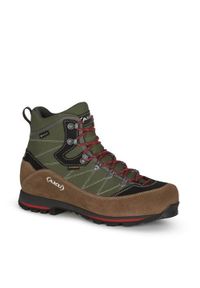 Buty trekkingowe męskie Aku Trekker Lite Iii Wide Gtx. Wysokość cholewki: za kostkę. Kolor: wielokolorowy. Materiał: zamsz. Szerokość cholewki: normalna