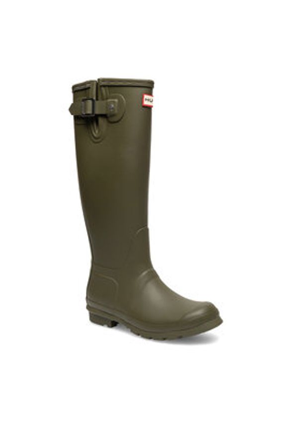 Hunter Kalosze HFW-004 Khaki. Kolor: brązowy. Materiał: kauczuk