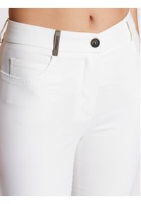 PESERICO - Peserico Spodnie materiałowe P04855J0 Biały Regular Fit. Kolor: biały. Materiał: bawełna, wiskoza