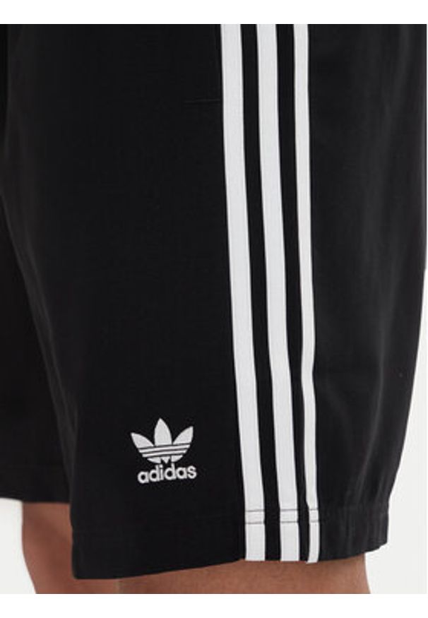 Adidas - adidas Szorty kąpielowe adicolor 3-Stripes JD0960 Czarny Regular Fit. Kolor: czarny. Materiał: syntetyk