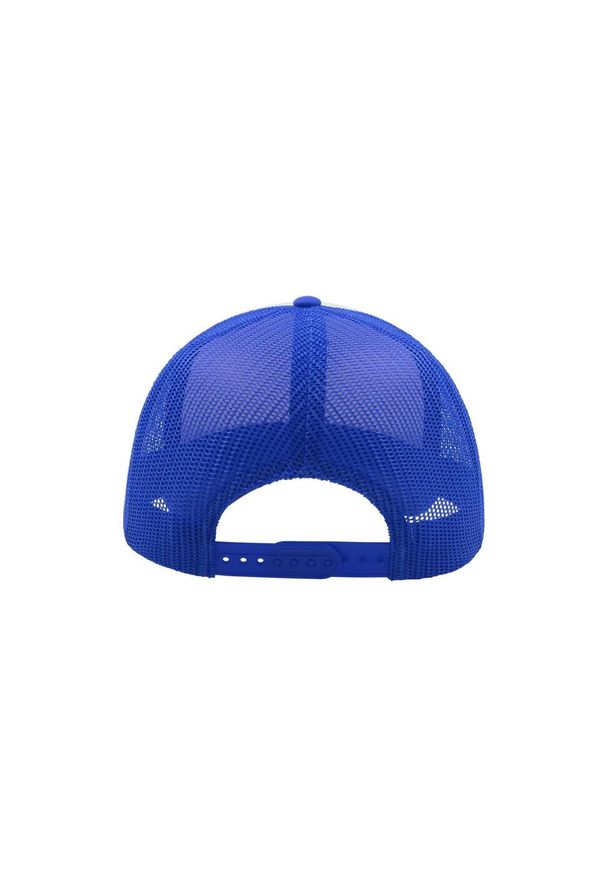 ATLANTIS - 5panelowa Czapka Trucker Rapper. Kolor: niebieski