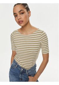 Marc O'Polo T-Shirt 402 2196 51333 Zielony Slim Fit. Typ kołnierza: polo. Kolor: zielony. Materiał: bawełna #5