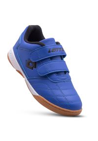 Buty halowe dla dzieci LOTTO PACER K. Kolor: czarny, niebieski, wielokolorowy