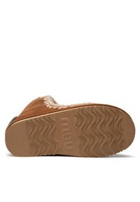Mou Śniegowce Eskimo 18 Glitter Logo MU.FW101050A Brązowy. Kolor: brązowy. Materiał: skóra #2