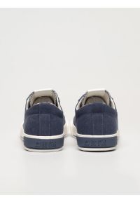 Big-Star - Trampki męskie granatowe TT174295 403. Okazja: na co dzień. Nosek buta: okrągły. Kolor: niebieski. Materiał: guma, materiał. Sport: turystyka piesza #4
