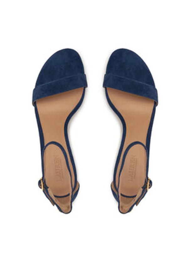Lauren Ralph Lauren - LAUREN RALPH LAUREN Sandały Allie 802959175002 Granatowy. Kolor: niebieski. Materiał: skóra