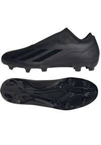 Adidas - Buty adidas X Crazyfast.3 Ll Fg M GY7427 czarne. Kolor: czarny. Materiał: materiał, syntetyk. Szerokość cholewki: normalna #3