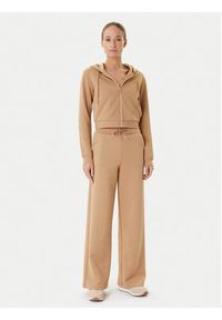 Guess Bluza V5YQ06 KBSL2 Brązowy Regular Fit. Kolor: brązowy. Materiał: syntetyk #4