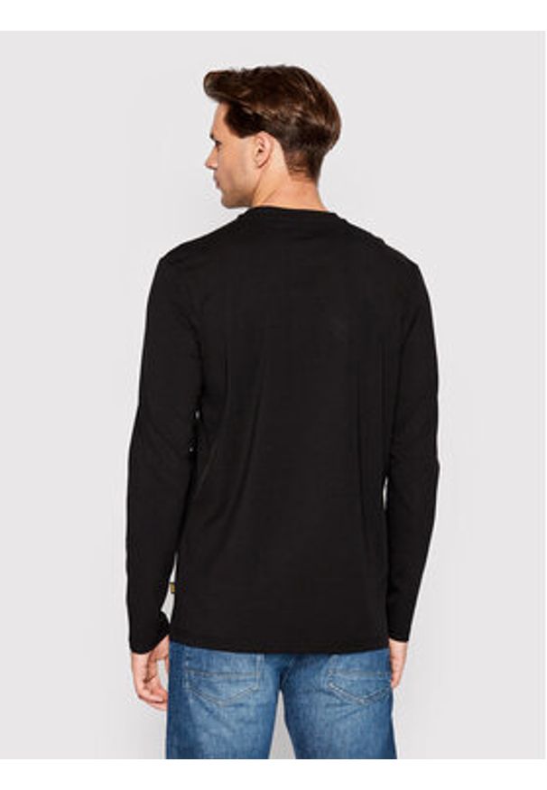 BOSS - Boss Longsleeve Tchark 50473286 Czarny Regular Fit. Kolor: czarny. Materiał: bawełna. Długość rękawa: długi rękaw