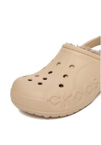Crocs Klapki C-BAYA LINED CLOG 205969-2ZM Beżowy. Kolor: beżowy #4