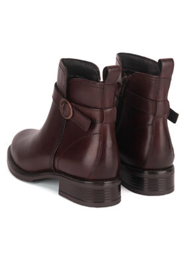 Lasocki Botki WB-DAFFY-44 Brązowy. Kolor: brązowy. Materiał: skóra