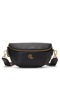 Lauren Ralph Lauren Saszetka nerka 431934832003 Czarny. Kolor: czarny. Materiał: skóra