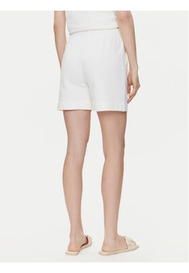 Emporio Armani Szorty sportowe EW000778 AF12186 U1131 Biały Loose Fit. Kolor: biały. Materiał: bawełna