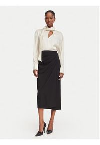 Marella Spódnica ołówkowa Zampa 2623106061 Czarny Slim Fit. Kolor: czarny. Materiał: wełna #5
