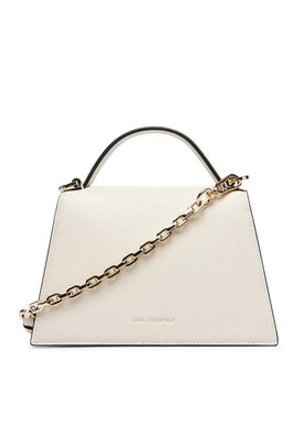 Karl Lagerfeld - KARL LAGERFELD Torebka A1W30038 Biały. Kolor: biały. Materiał: skórzane