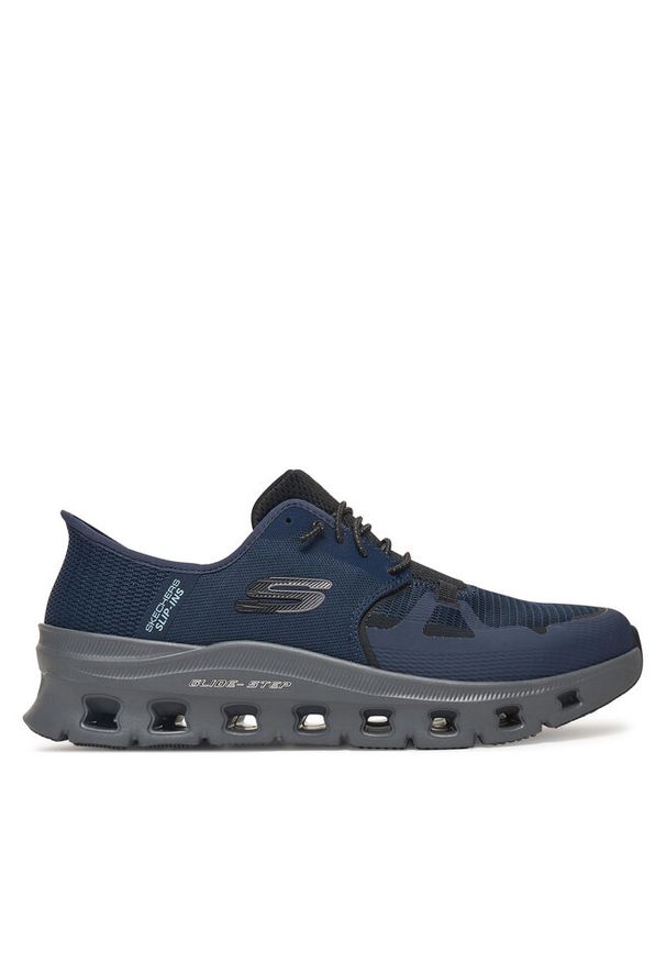 skechers - Sneakersy Skechers. Kolor: niebieski