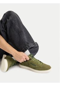 Reebok Sneakersy EO-CLUB C 85 VINTAGE 100244652 Zielony. Kolor: zielony. Materiał: skóra, zamsz. Model: Reebok Club #5