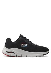 skechers - Skechers Sneakersy Infinity Cool 232303/BLK Czarny. Kolor: czarny. Materiał: materiał