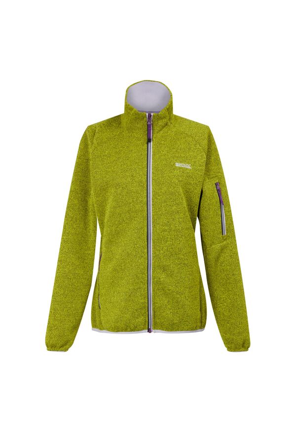 Regatta - Bluza Damska Ravenhill Full Zip Fleece Top. Kolor: fioletowy, zielony, wielokolorowy, żółty