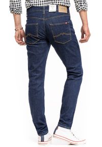 Mustang - MUSTANG VEGAS MĘSKIE SPODNIE JEANSOWE DENIM BLUE 1014038 5000 940. Okazja: na randkę, na co dzień, na spacer. Styl: klasyczny, casual, elegancki