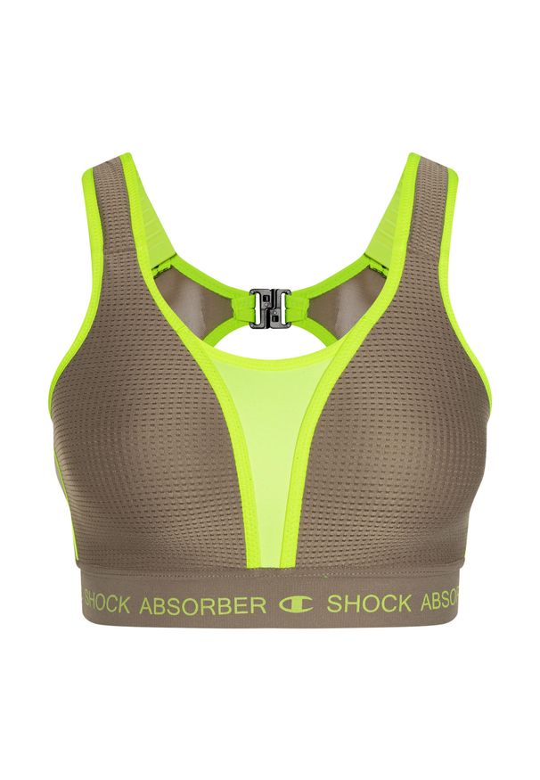 Stanik do biegania Shock Absorber Ultimate Run Bra Padded. Kolor: szary. Sport: bieganie