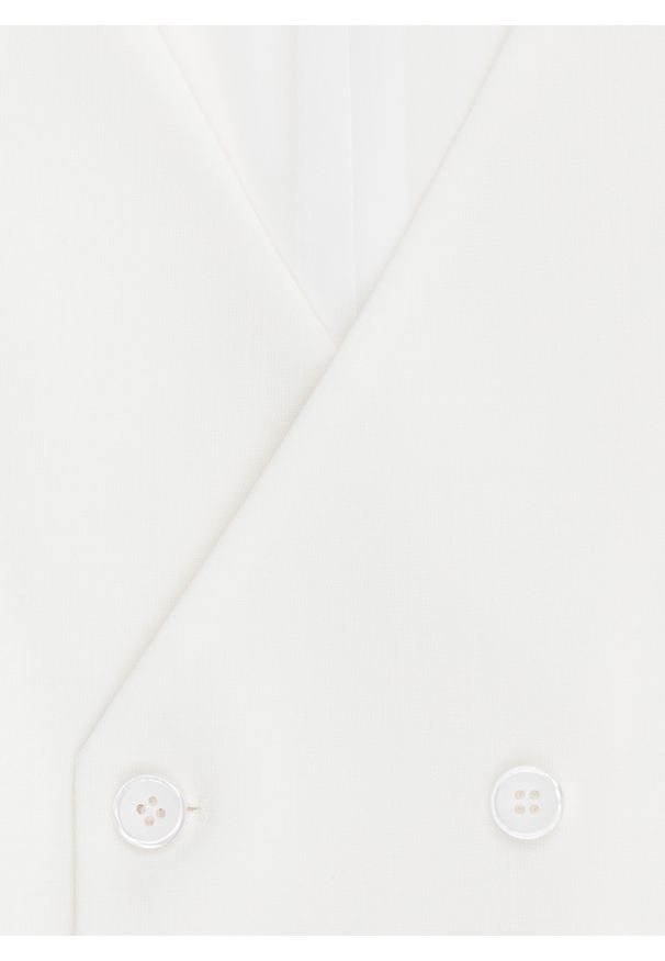 Pako Lorente - PAKO LORENTE – Beżowa dwurzędowa kamizelka męska. Okazja: na ślub cywilny, na wesele. Kolor: czerwony, beżowy, brązowy. Styl: elegancki, młodzieżowy