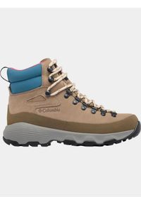 columbia - Buty turystyczne damskie Columbia Newton Alpine PT. Kolor: brązowy. Styl: sportowy