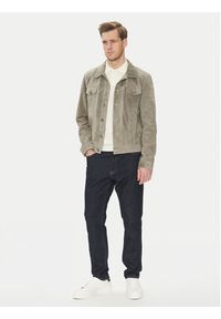 Serge Pariente Kurtka skórzana Jeans Szary Regular Fit. Kolor: szary. Materiał: skóra #5