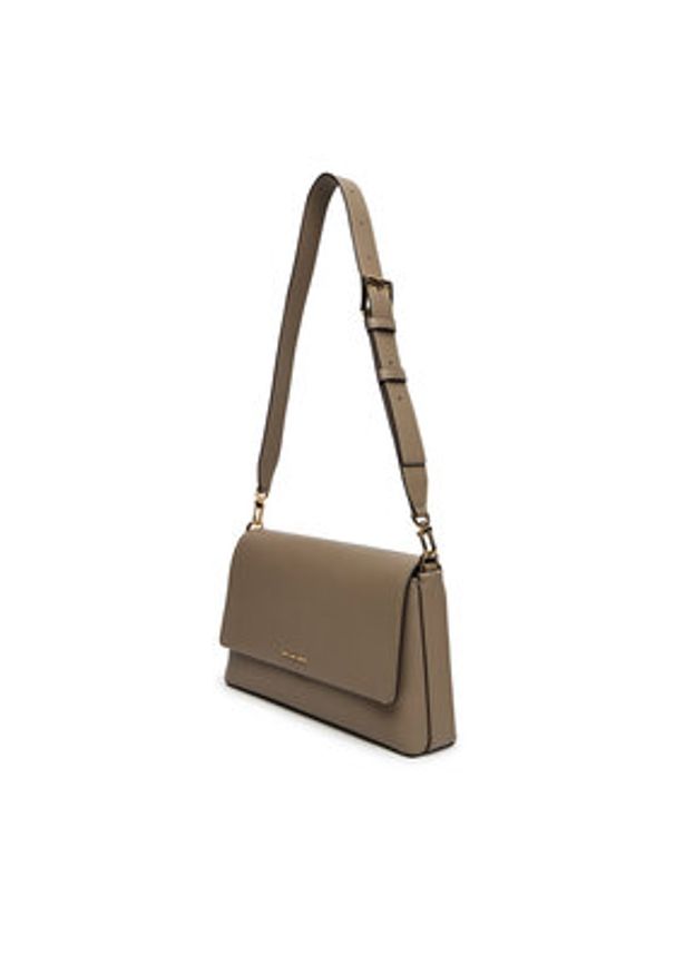 MICHAEL Michael Kors Torebka Nessa 30T5G8ZM3L Beżowy. Kolor: beżowy. Materiał: skórzane