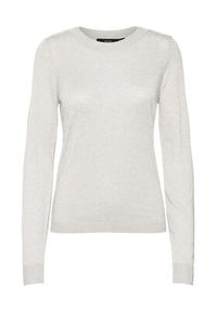 Vero Moda Sweter 10291147 Beżowy Regular Fit. Kolor: beżowy. Materiał: syntetyk