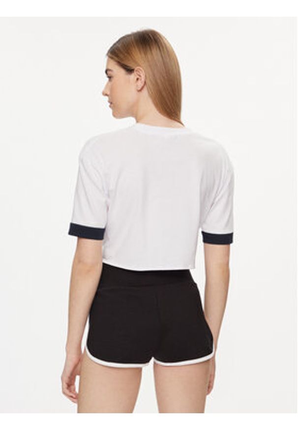 Guess T-Shirt Mylah V4GI00 I3Z14 Biały Boxy Fit. Kolor: biały. Materiał: bawełna