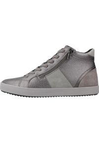 Tenisówki Geox Model D Blomiee Kolor Szary. Kolor: szary. Materiał: tkanina, skóra