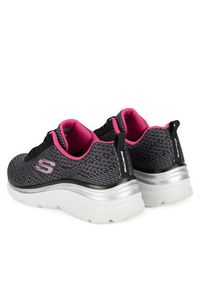 skechers - Skechers Sneakersy FASHION FIT - BOLD BOUNDARIES 12719 BKHP Czarny. Kolor: czarny. Materiał: materiał