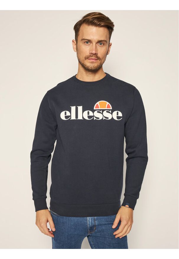 Ellesse Bluza Sl Succiso SHC07930 Granatowy Regular Fit. Kolor: niebieski. Materiał: bawełna