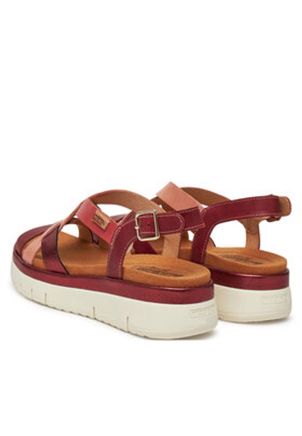 Pikolinos Sandały W4N-0650C1 Czerwony. Kolor: czerwony. Materiał: skóra