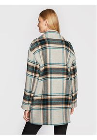 Pinko Płaszcz wełniany Cassandra 1G18CK 7638 Kolorowy Regular Fit. Materiał: wełna. Wzór: kolorowy