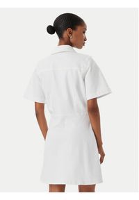 Karl Lagerfeld Jeans Sukienka jeansowa B2W13056 Biały Regular Fit. Kolor: biały. Materiał: bawełna #3