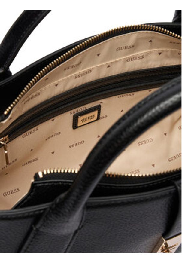Guess Torebka Brooke HWBG98 97060 Czarny. Kolor: czarny. Materiał: skórzane