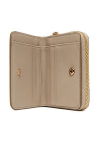 Calvin Klein Mały Portfel Damski Minimal Monogrm Lthr Med Flap Zi LV04F1064G Brązowy. Kolor: brązowy. Materiał: skóra