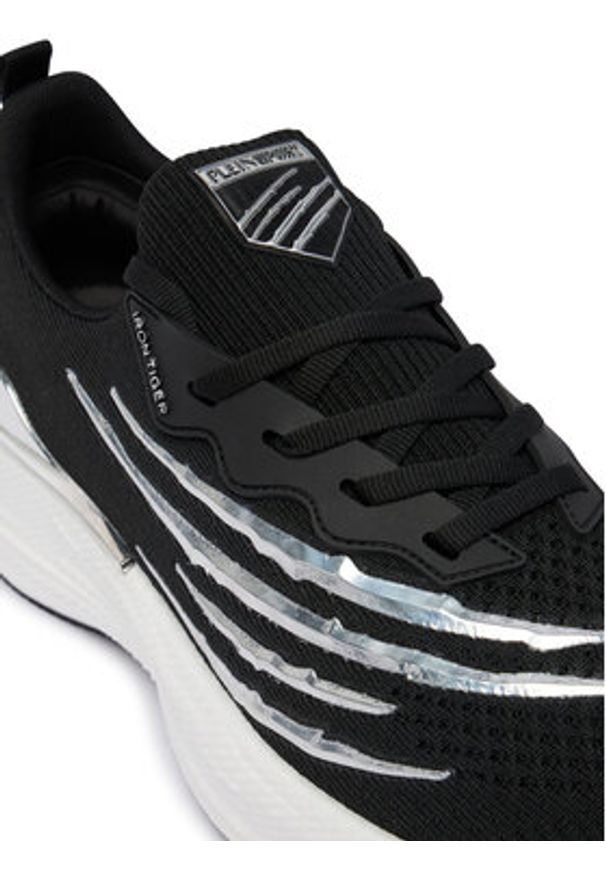 Plein Sport Sneakersy AAES USC0844 STE003N Czarny. Kolor: czarny. Materiał: materiał