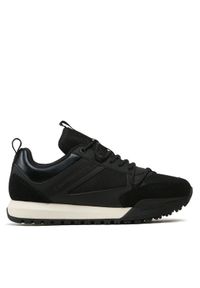 Calvin Klein Jeans Sneakersy Toothy Runner Low Laceup Mix YM0YM00710 Czarny. Kolor: czarny. Materiał: materiał #1