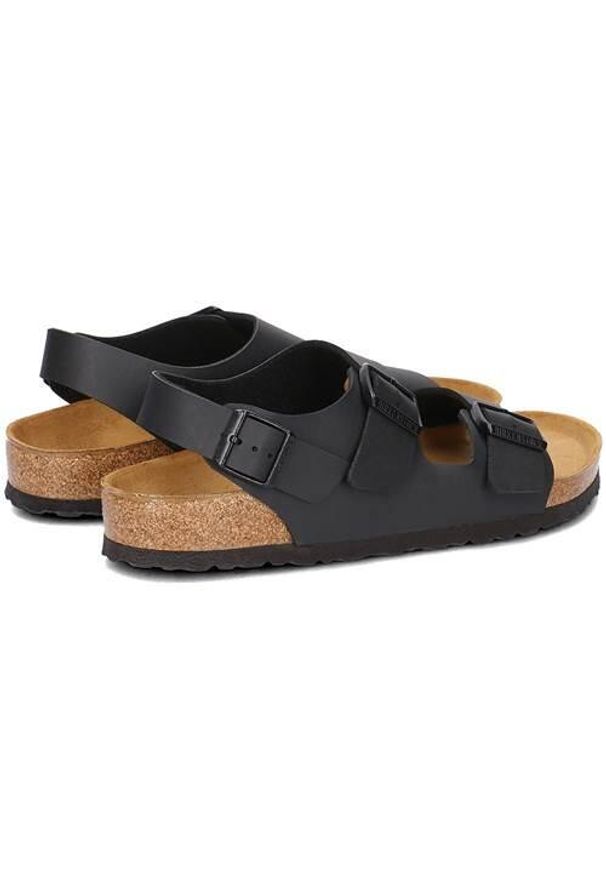Buty do chodzenia męskie Birkenstock Milano. Zapięcie: klamry. Kolor: wielokolorowy, brązowy. Materiał: materiał, syntetyk, tkanina. Szerokość cholewki: normalna. Sport: turystyka piesza